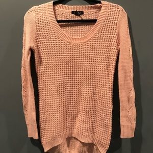 Pink knitted D.E.B sweater small